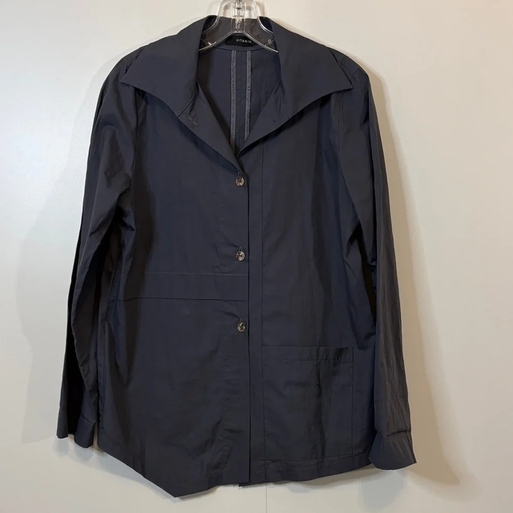 Vitamin Brushed Navy Painter’s Jacket 100% Cotton size S